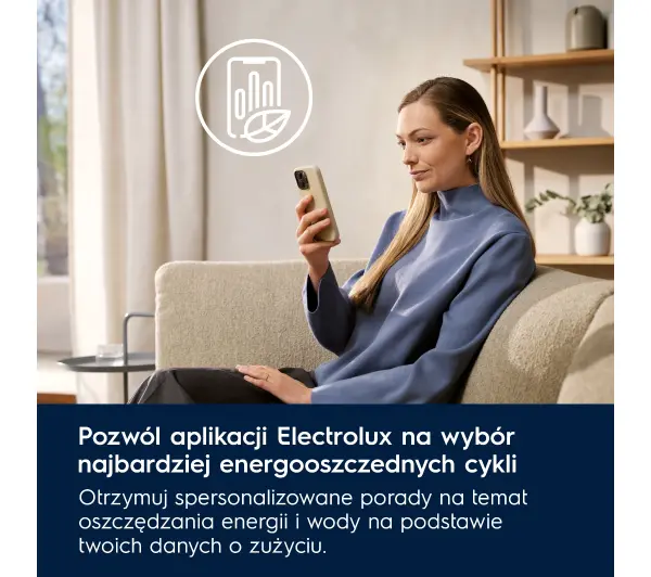 Electrolux 900 PureWash EW9F5417WCP Funkcje AI 10kg 1400obr/min Zdalne sterowanie - TRZECI -55%, ALBO 5-TY ZA 1ZŁ - Kup na Raty - RRSO 0%