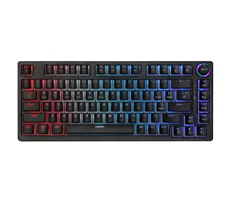 Klawiatura mechaniczna Savio Phenix Gateron Red Pro Pudding Czarny