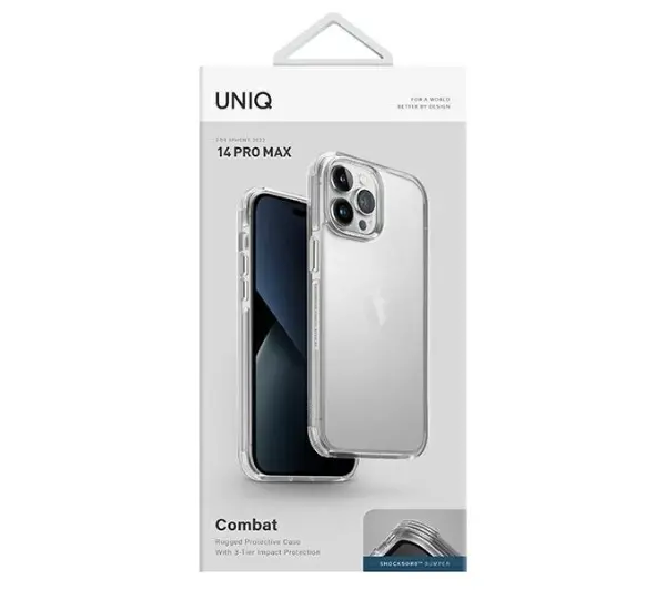 UNIQ Combat do iPhone 14 Pro Max Przezroczysty