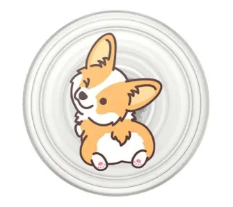 Uchwyt na telefon Popsockets PlantCore Grip Cheeky Corgi