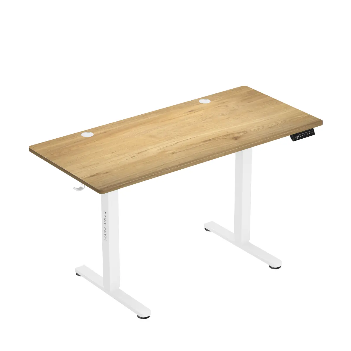 Biurko Mark Adler Leader 7.0 120cm Dzielony blat Brązowo-biały