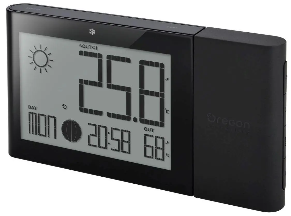 Stacja pogody Oregon Alize BAR268HG-BK Czarny