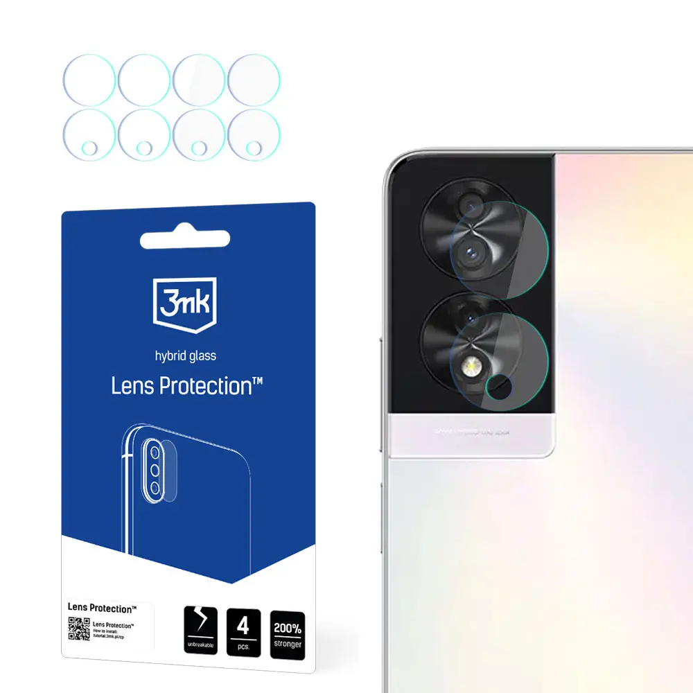 Szkło hybrydowe 3mk Lens Protection do TCL 40 NXTPAPER
