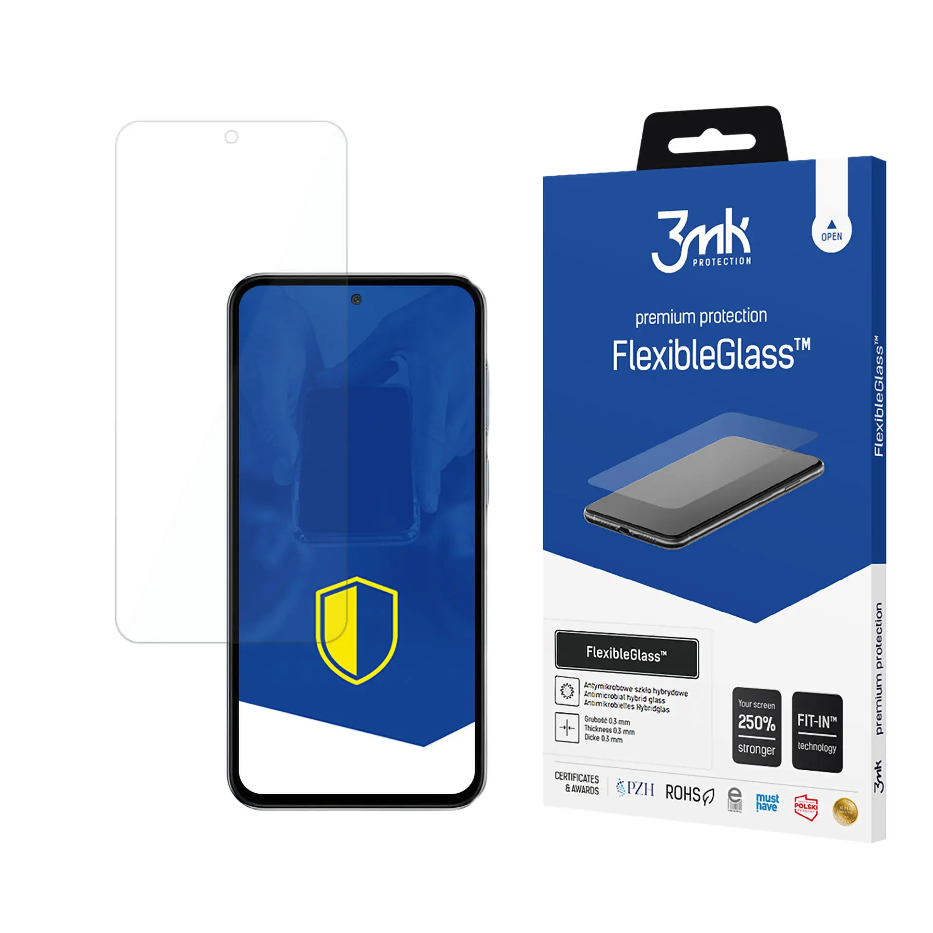 Szkło hybrydowe 3mk FlexiblegGlass do Samsung Galaxy M35