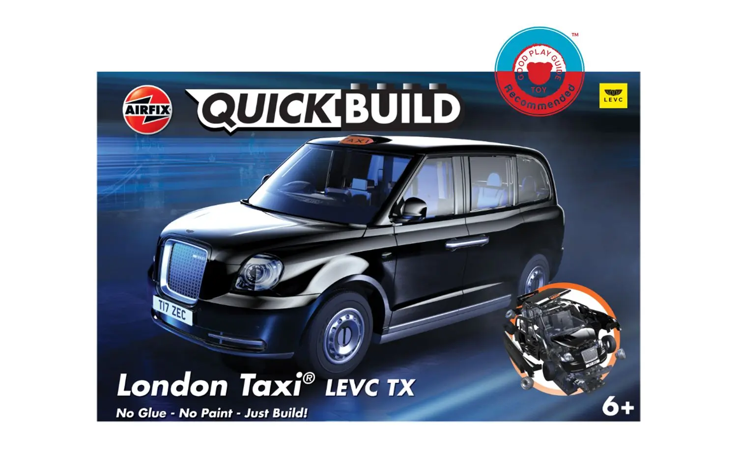 Model do składania Airfix J6051 Quickbuild - London Taxi LEVC TX