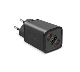 Ładowarka sieciowa SBS NanoTube GaN PD 2xUSB-C 1xUSB-A 100W Czarny