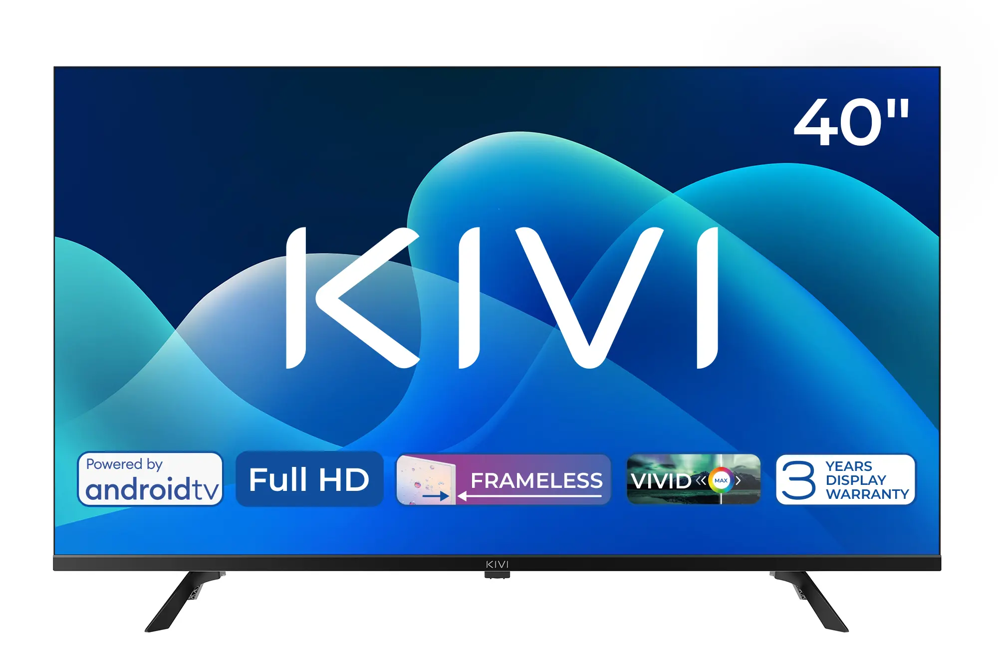Telewizor KIVI 40F730QB 40" LED Full HD Android TV DVB-T2