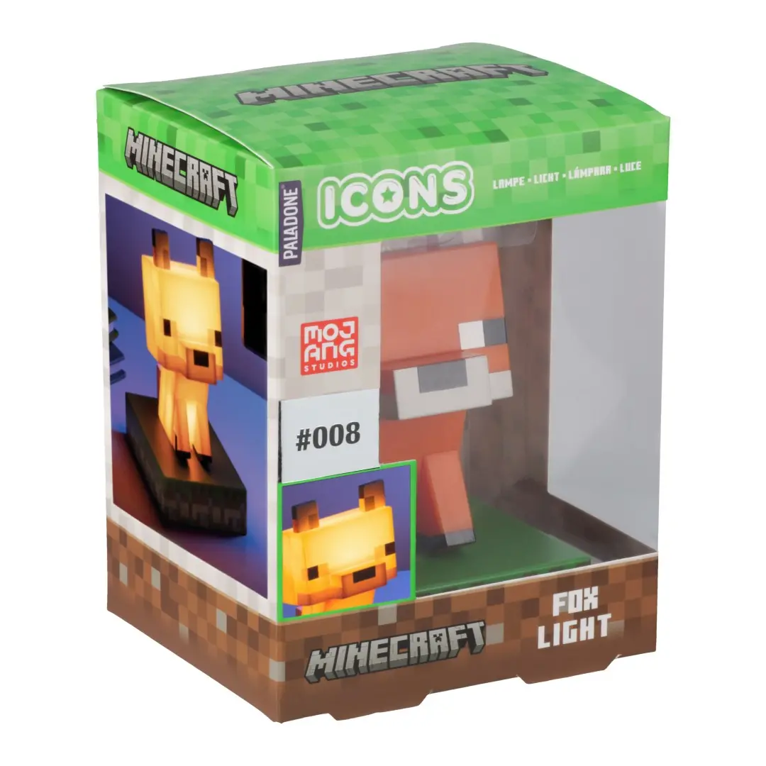 Lampka Paladone Minecraft Icon Fox Light