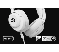 SteelSeries Arctis Nova 5 Wireless ホワイト Słuchawki bezprzewodowe z mikrofonem SteelSeries Arctis Nova