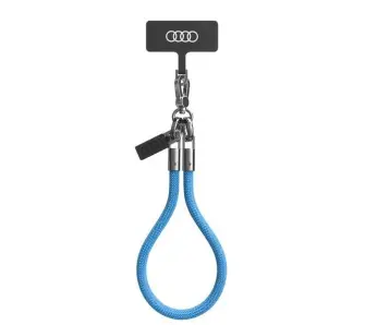 Smycz do telefonu AUDI uniwersalna 28cm 8mm Niebieski