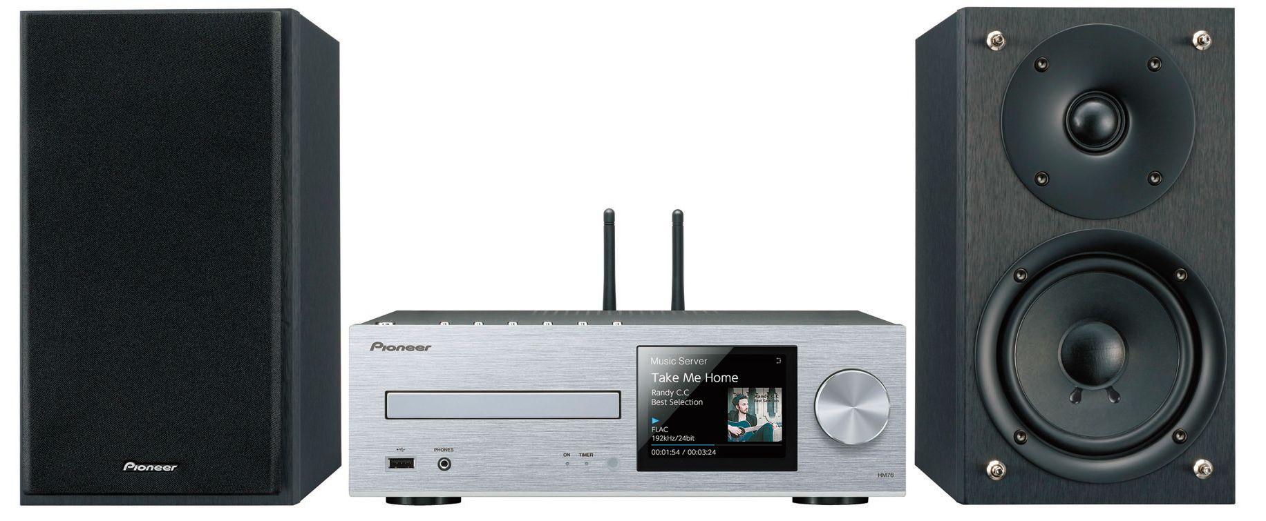 Wieża Pioneer X-HM76-S (srebrny)