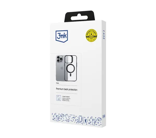 3mk Satin Armor MagCase do Apple iPhone 16 Pro Max Czarny