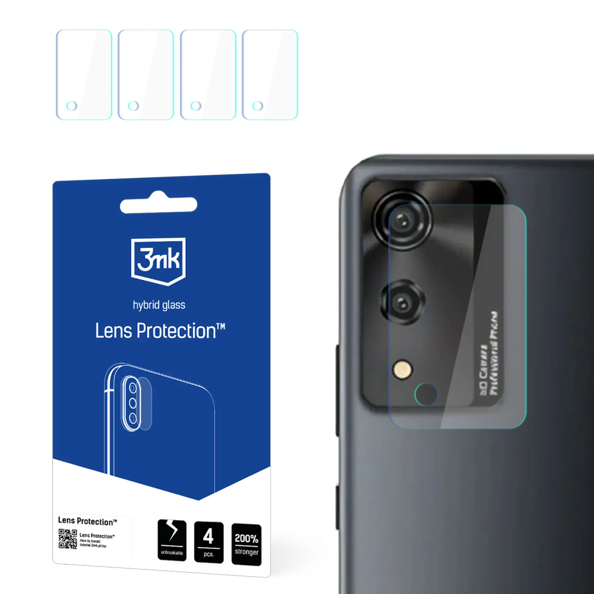 Szkło hybrydowe 3mk Lens Protection do Cubot A10