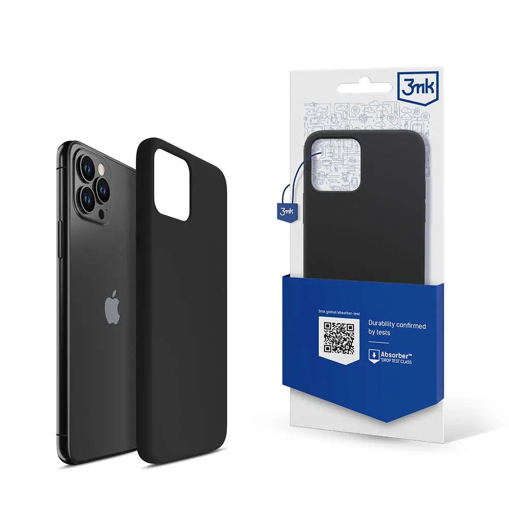 Etui 3mk Silicone Case do iPhone 11 Pro Max Czarny