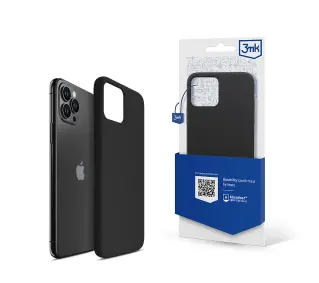 3mk Silicone Case do iPhone 11 Pro Max Czarny