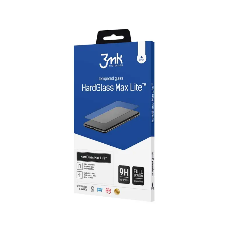 Szkło hartowane 3mk Hardglass Max Lite Black do Xiaomi 14T
