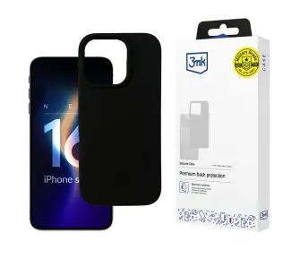Etui 3mk Silicone Case do iPhone 16 Pro Czarny