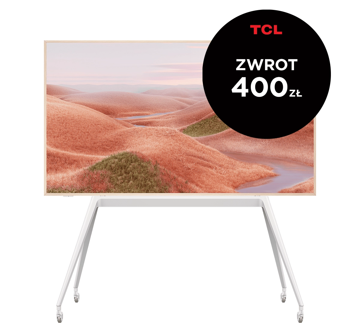Telewizor TCL NXTVision 75A300W 75" QLED 4K 144Hz Google TV Dolby Vision IQ Dolby Atmos HDMI 2.1 DVB-T2