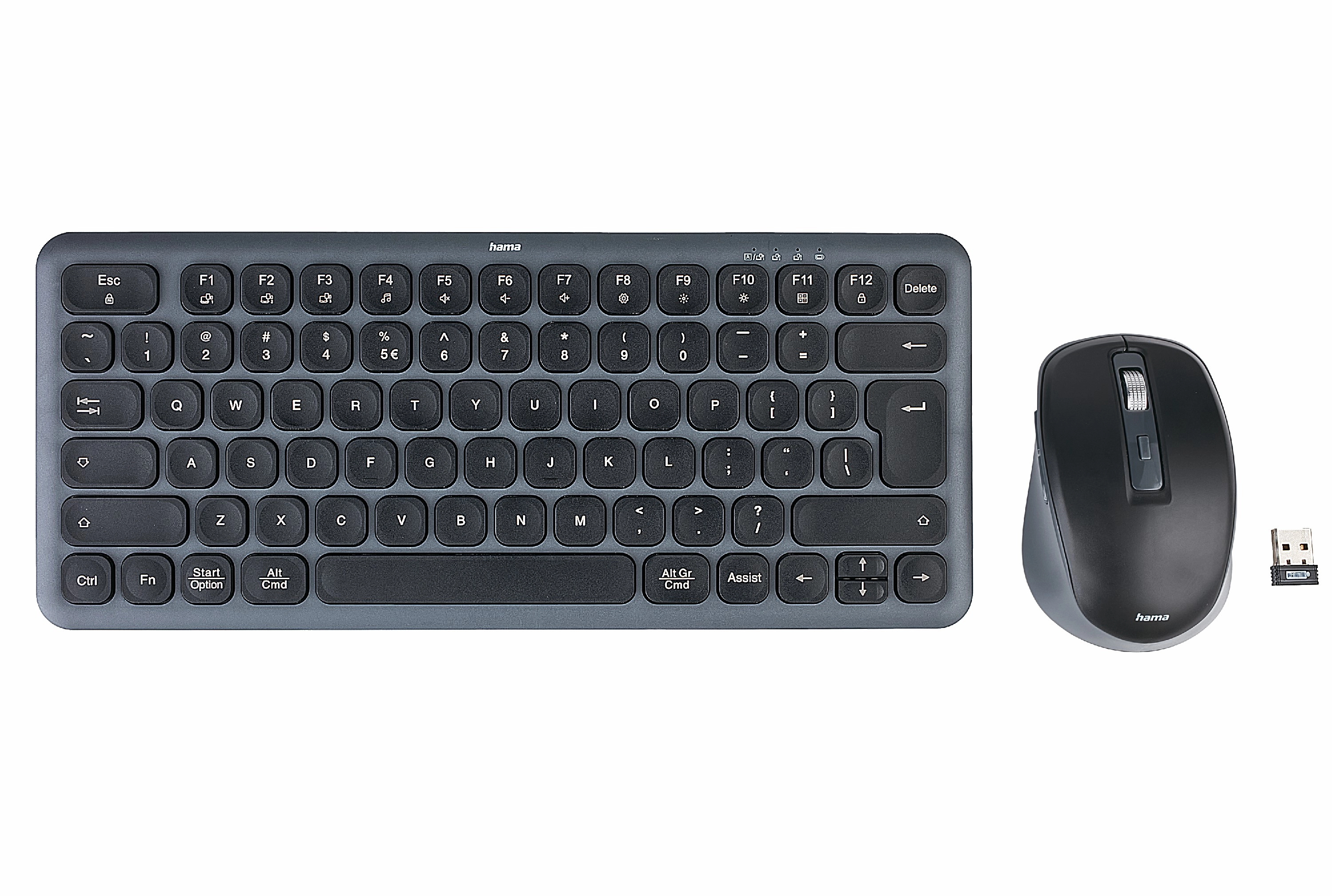 Zestaw Hama WKM-500 Czarno-szary