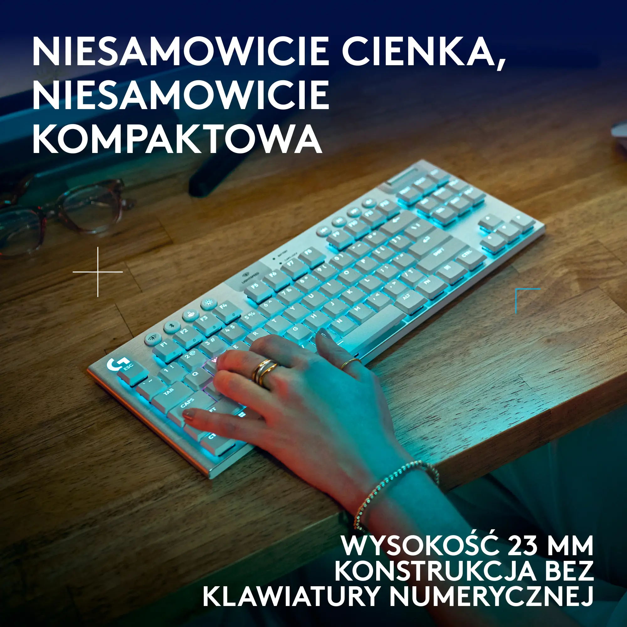 Klawiatura mechaniczna Logitech G915 X Lightspeed TKL GL