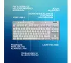 Klawiatura mechaniczna Logitech G915 X Lightspeed TKL GL Tactile Biały