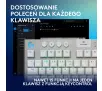 Klawiatura mechaniczna Logitech G915 X Lightspeed TKL GL Tactile Biały