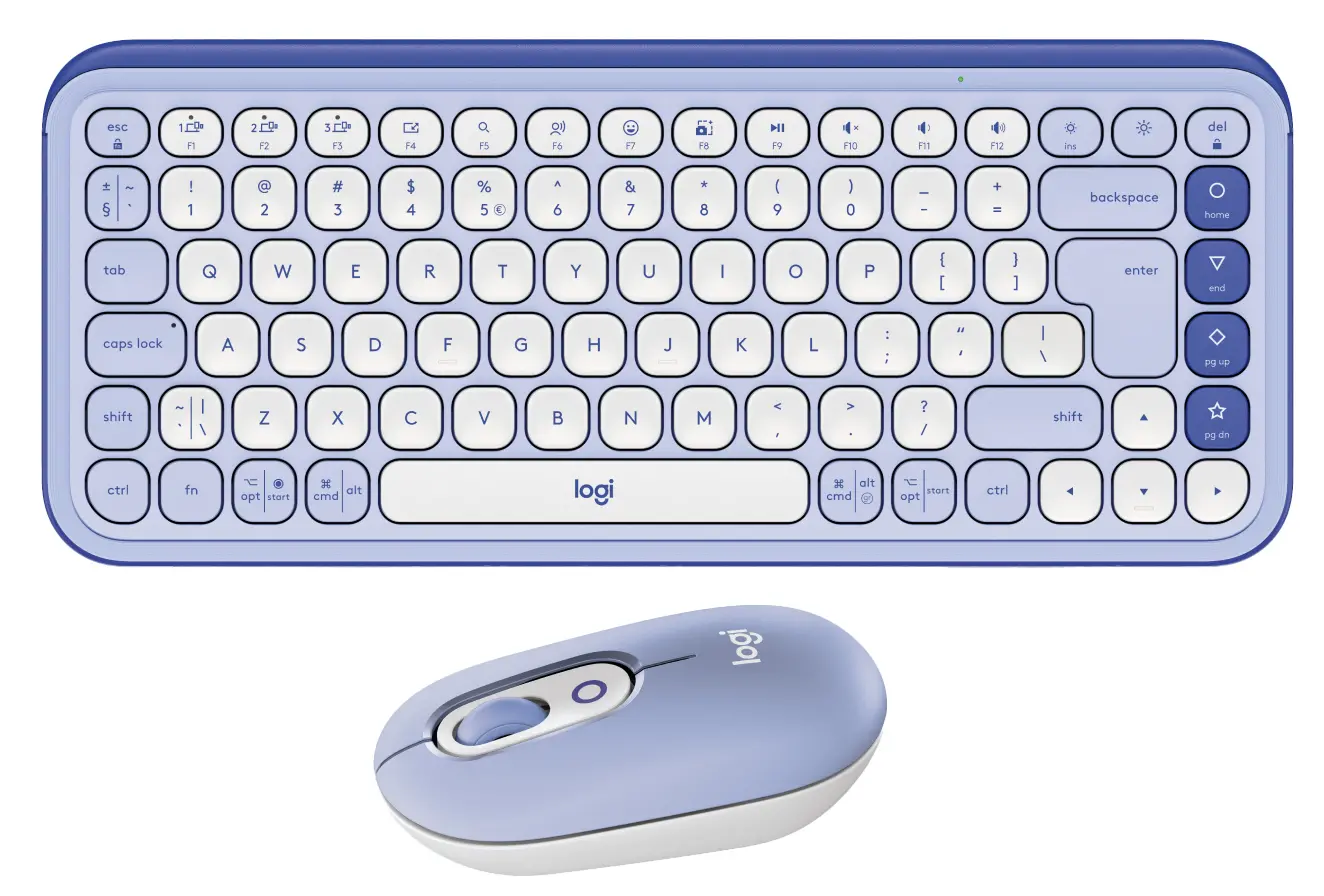 Zestaw Logitech POP Icon Combo Fioletowy