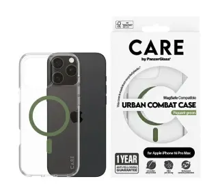 PanzerGlass Flagship Case MagSafe do iPhone 16 Pro Max Zielony - TRZECI -55%, ALBO 5-TY ZA 1ZŁ