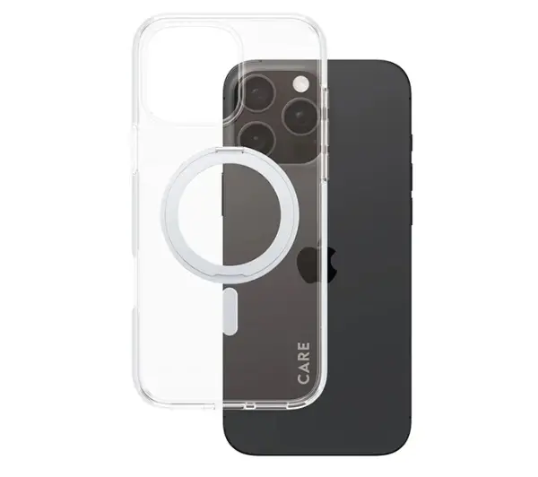 PanzerGlass Kickstand Case MagSafe do iPhone 16 Pro Max Srebrny