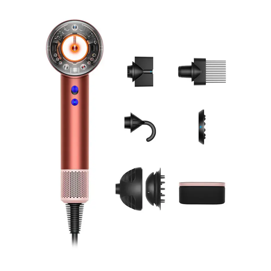Suszarka do włosów Dyson Supersonic Nural 561725-01 Jonizacja Dyfuzor Zimny nawiew 1600W 3 prędkości 4 temperatury