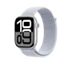 Apple Watch Series 10 GPS + Cellular koperta 46mm aluminium srebrny opaska sportowa  błękitny obłok