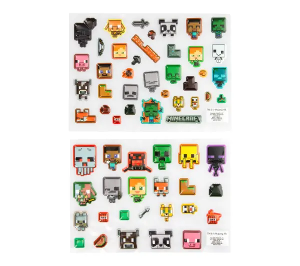 Paladone Minecraft Puffy Gadget Decals
