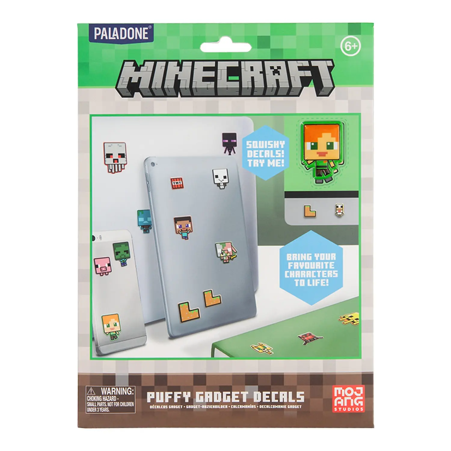 Naklejki Paladone Minecraft Puffy Gadget Decals