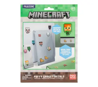 Paladone Minecraft Puffy Gadget Decals