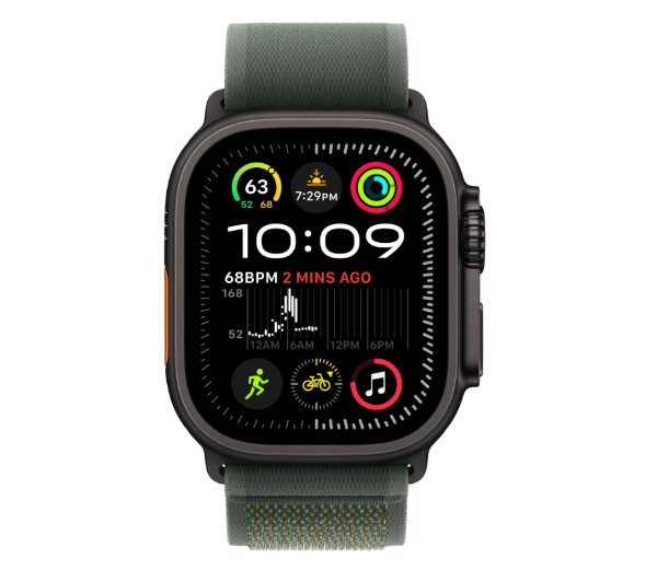 Apple Trail zielony do koperty 49mm M/L elementy z tytanu w kolorze naturalnym - Kup na Raty - RRSO 0%