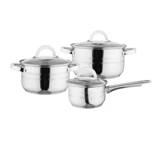 Zestaw garnków Altom Design Remo 020400491 Indukcja Stal nierdzewna 6 elementów