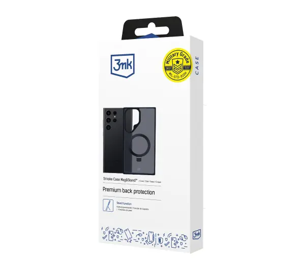 3mk Smoke Case Mag&Stand do Galaxy S24 Ultra Czarny