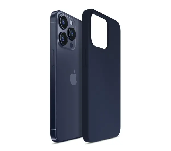 3mk Silicone Case do iPhone 16 Pro Granatowy