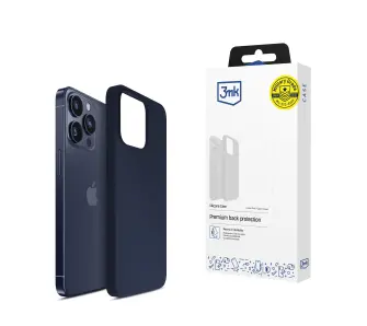Etui 3mk Silicone Case do iPhone 16 Pro Granatowy
