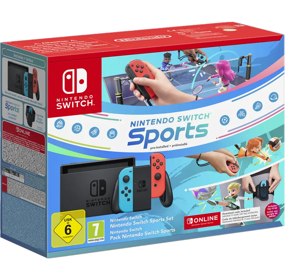 Nintendo Switch Joy-Con v2 Czerwono-niebieski Sports Set +