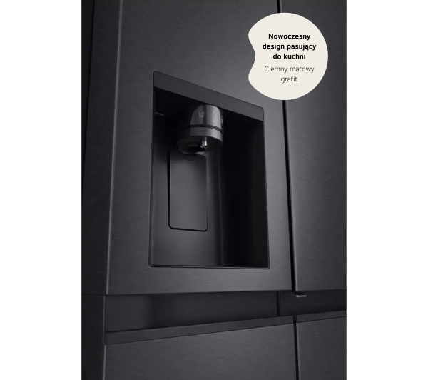 LG SBS GSJC40EPPE Pełny No Frost 179cm Dystrybutor wody Ciemny grafit mat - TRZECI -55%, ALBO 5-TY ZA 1ZŁ - Kup na Raty - RRSO 0%