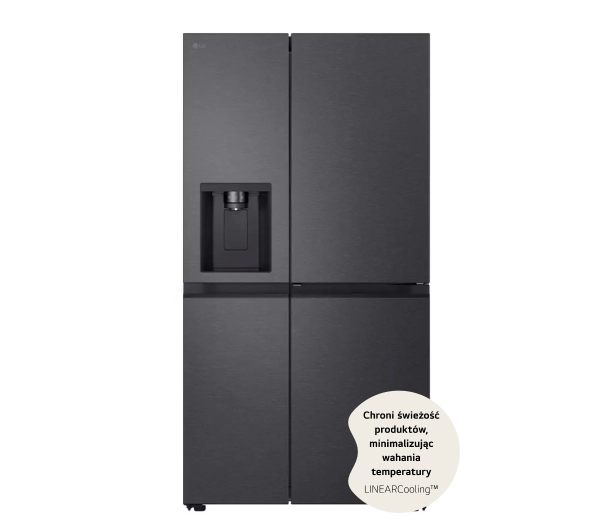 LG SBS GSJC40EPPE Pełny No Frost 179cm Dystrybutor wody Ciemny grafit mat - TRZECI -55%, ALBO 5-TY ZA 1ZŁ - Kup na Raty - RRSO 0%