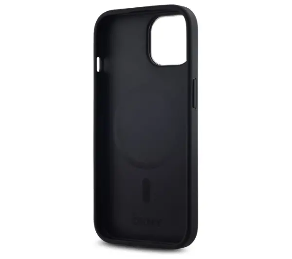 DKNY Plain Logo MagSafe do iPhone 15 Czarny