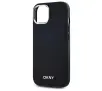 Etui DKNY Plain Logo MagSafe do iPhone 15 Czarny