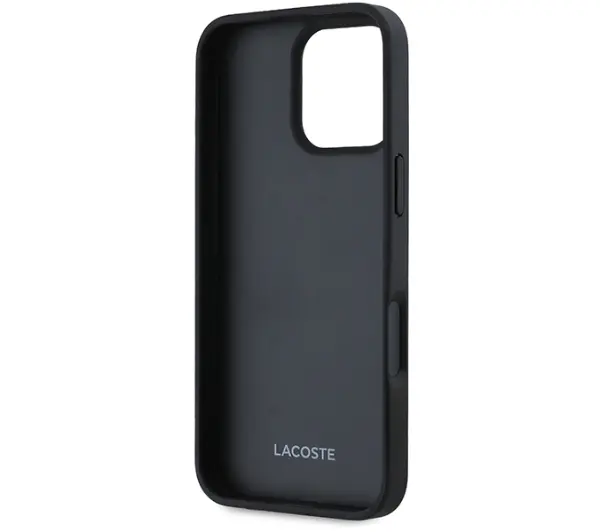 Lacoste Grip Stand Mono do iPhone 16 Pro Czarny