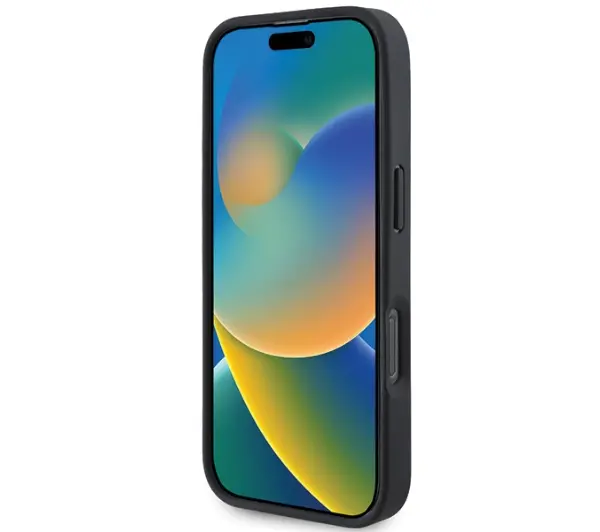 Mercedes-Benz MB Waves Leather do iPhone 16 Pro Max Czerwony