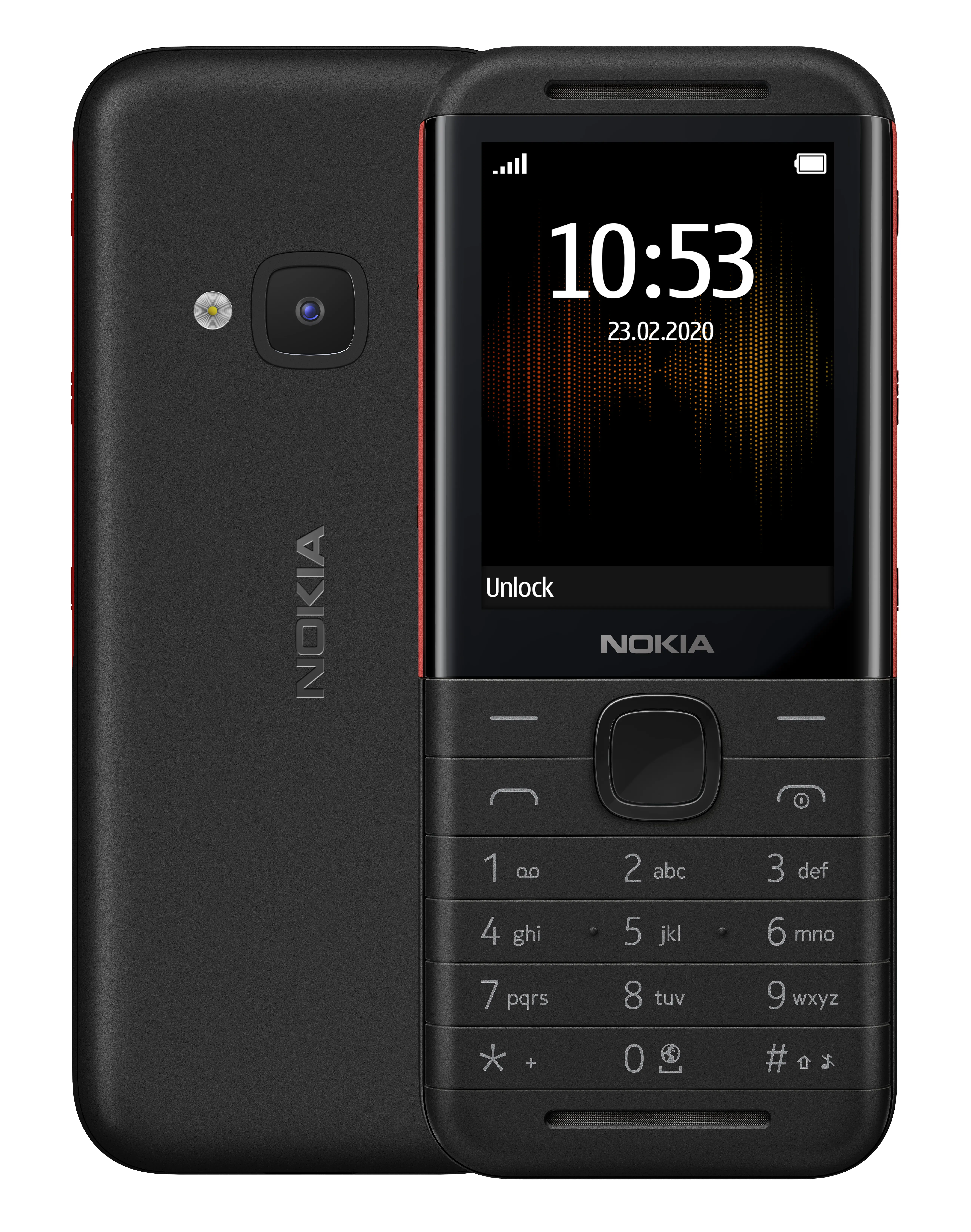 Telefon Nokia 5310 TA-1603 DS 2,8" Czarno-czerwony