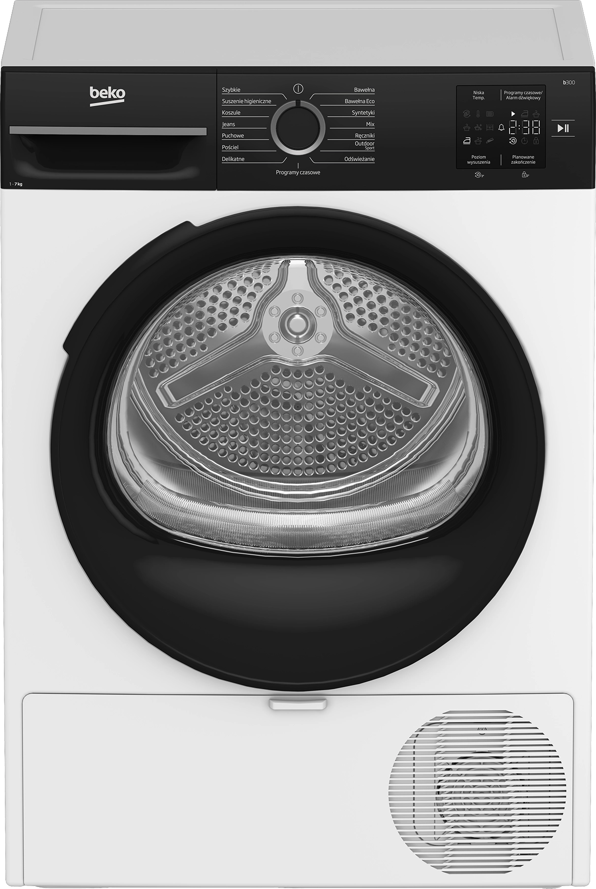 Suszarka Beko b300 BM3T37239WBPB Slim 47cm 7kg