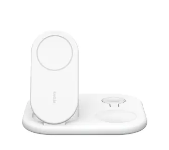 Ładowarka indukcyjna Belkin BoostCharge 3w1 Qi2 15W Biały