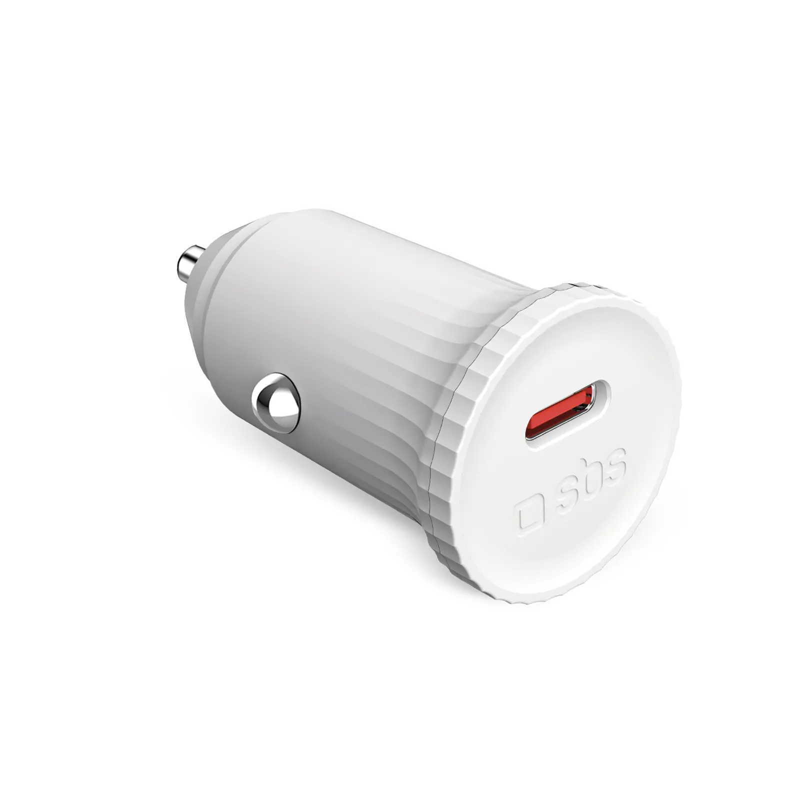 Ładowarka samochodowa SBS ECO Car GRS USB-C 25W Biały